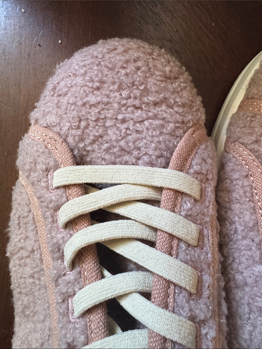 Hey Dude Women's Blush Sherpa Lace-Up Athletic Sneakers - Picture 5 of 5